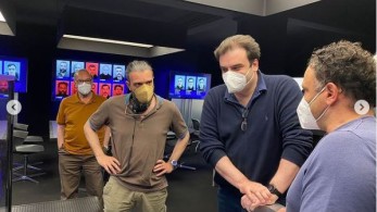 Στα γυρίσματα του “Έτερος Εγώ” βρέθηκαν Πιερρακάκης- Λιβάνιος