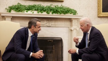 Το tweet Μητσοτάκη για τη συνάντηση με Μπάιντεν