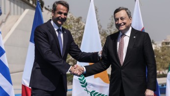 Συνάντηση Μητσοτάκη με Ντράγκι στη Ρώμη