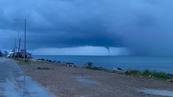 Χαλκιδική: Υδροστρόβιλος στα ανοιχτά των Νέων Μουδανιών