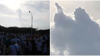 Όχι, δεν εμφανίστηκε ο Χριστός σε σύννεφο πάνω από το Λονδίνο