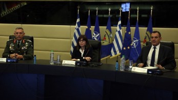 Το μήνυμα Σακελλαροπούλου από το υπουργείο Εθνικής Άμυνας (pics)