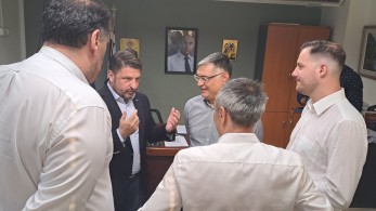 Με την διοικούσα επιτροπή της ΝΔ στη Θεσσαλονίκη συναντήθηκε ο Χαρδαλιάς
