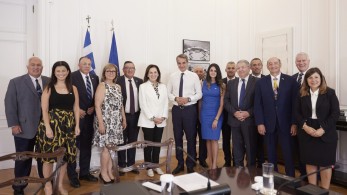 Συνάντηση Μητσοτάκη με το ΔΣ της ΠαΔΕΕ