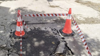 Λαμία: «Έσκασε» κεντρικός αγωγός ύδρευσης (ΒΙΝΤΕΟ)