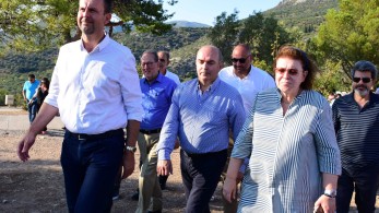 Παράδοση συστήματος πυρόσβεσης στον αρχαιολογικό χώρο των Μυκηνών