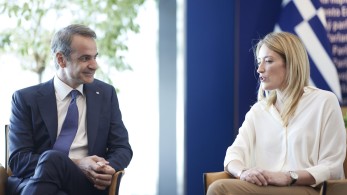 Συνάντηση Μητσοτάκη με την Μετσόλα-Τι συζήτησαν