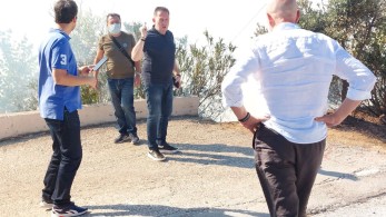 Στα πύρινα μέτωπα ο Στέλιος Πέτσας