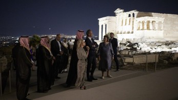 Στην Ακρόπολη ο πρωθυπουργός και ο πρίγκιπας διάδοχος της Σαουδικής Αραβίας (pics)