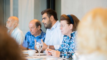 Συνάντηση της Νέας Δημοκρατίας και της Υπουργού Πολιτισμού Λίνας Μενδώνη με εκπροσώπους του καλλιτεχνικού χώρου