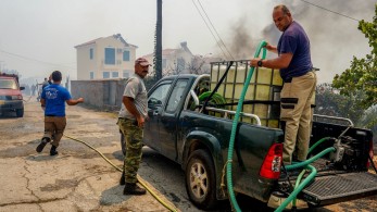Υπό έλεγχο η φωτιά στα Βατερά Λέσβου