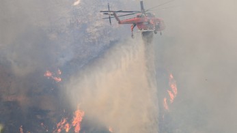 Φωτιά στη Κέρκυρα