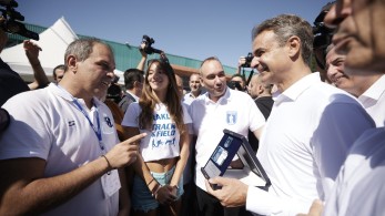 Κυριάκος Μητσοτάκης- Η επίσκεψη στα περίπτερα της 86ης ΔΕΘ