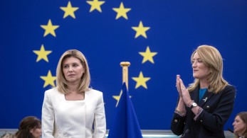 Ευρωκοινοβούλιο: Καταχειροκροτήθηκε η πρώτη κυρία της Ουκρανίας