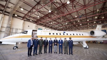 Ο Αναστασιάδης παρέλαβε το κυβερνητικό αεροσκάφος δωρεά της Ελλάδας στην Κύπρο