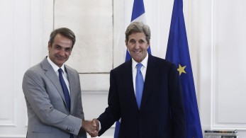 Συνάντηση του πρωθυπουργού με τον Τζον Κέρι