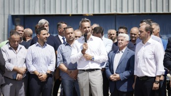 Μητσοτάκης για Ναυπηγεία Ελευσίνας: Εξασφαλίσαμε όλες τις θέσεις εργασίας και επενδύσεις 200 εκατ. ευρώ