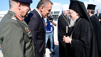Στη Θάσο με τους Ιεράρχες ο Παναγιωτόπουλος