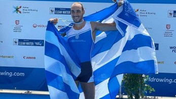 Ασημένιος στο Παγκόσμιο κωπηλασίας ο Παπακωνσταντίνου