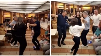 Πήγε στην Αμοργό… χορεύοντας μέσα στο πλοίο της γραμμής ο Βρούτσης – ΒΙΝΤΕΟ