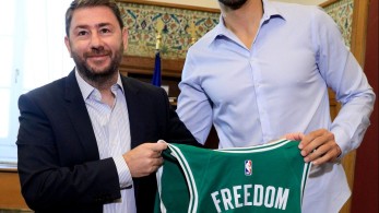 Νίκος Ανδρουλάκης συνάντηση με Ενές Καντέρ: Καταδικάζω τις προκλητικές δηλώσεις της Τουρκίας