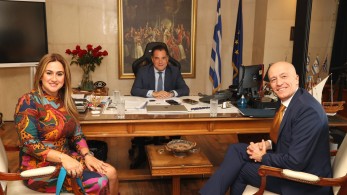 Συνάντηση Γεωργιάδη με εκπροσώπους της Παγκόσμιας Τράπεζας για την εφοδιαστική αλυσίδα
