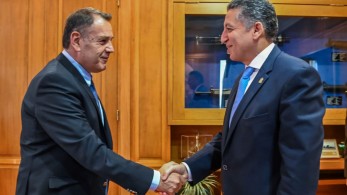 Συνάντηση Παναγιωτόπουλου με τον νέο Πρέσβη της Αιγύπτου Ομάρ Αμέρ Γιουσέφ
