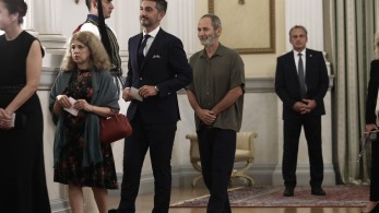 Στο Προεδρικό Μέγαρο με τα… σανδάλια!