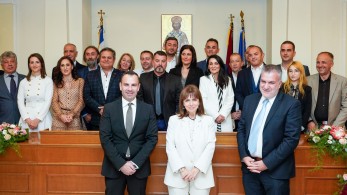 H Σακελλαροπούλου ανακηρύχθηκε Επίτιμη Δημότης Καστοριάς