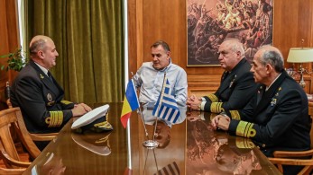 Συνάντηση Παναγιωτόπουλου με Αρχηγό Ναυτικών Δυνάμεων της Ρουμανίας