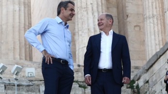 Στην Aκρόπολη Μητσοτάκης και Σολτς (pics)