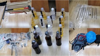 Επιχείρηση της ΕΛ.ΑΣ στο Πολυτεχνείο – Βρέθηκαν μολότοφ, εκρηκτικοί μηχανισμοί, σιδερολοστοί και στειλιάρια