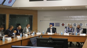 Νέα σύσκεψη στην Πολιτική Προστασία για την εξέλιξη της κακοκαιρίας «EVA»