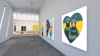 Σε μια ψηφιακή έκθεση τέχνης όλη η σκληρή πραγματικότητα του πολέμου στην Ουκρανία