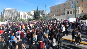 Συλλαλητήριο στο Σύνταγμα – Κλειστό το κέντρο