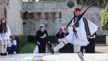 Η ΠτΔ  στην αλλαγή φρουράς του Άγνωστου Στρατιώτη