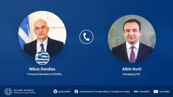 Επικοινωνία Ν. Δένδια με τον Κοσοβάρο πρωθυπουργό