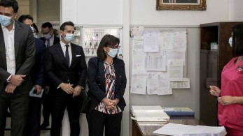 Στον Ευαγγελισμό η Σακελλαροπούλου: «Είστε οι μαχητές της πρώτης γραμμής»