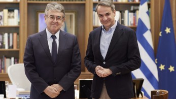 Συνάντηση Μητσοτάκη-Ανδρεάδη για τη δωρεά του επιχειρηματία για τη δημιουργία περιαστικού δάσους στη Θεσσαλονίκη