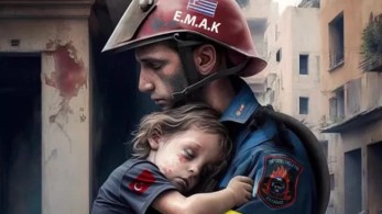 Σεισμός στην Τουρκία: «Είμαι εδώ για σένα» – Η digital εικόνα που «ραγίζει» καρδιές