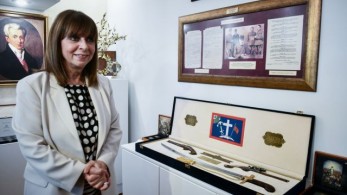 Η Κατερίνα Σακελλαροπούλου εγκαινίασε το Μουσείο Δώρων του Προεδρικού Μεγάρου