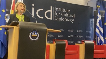 Η Σοφία Βούλτεψη στο Παγκόσμιο Φόρουμ για τη Δημοκρατία και την Ειρήνη