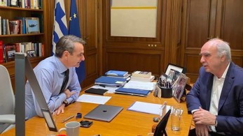 Συνάντηση Μητσοτάκη – Μεϊμαράκη στο Μαξίμου