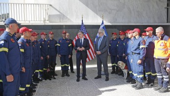 Το “ευχαριστώ” Μπλίνκεν στα μέλη της ΕΜΑΚ και του ΕΚΑΒ για την βοήθεια στην Τουρκία