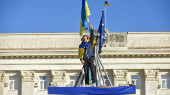 Στο Κίεβο ο Ισπανός πρωθυπουργός Σάντσεθ έναν χρόνο μετά την έναρξη του πολέμου