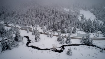 Μάρτης – γδάρτης: Χιόνια στα ορεινά σε Τρίκαλα, Θεσσαλονίκη και Χαλκιδική