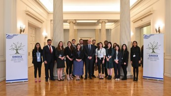 Συνάντηση Δένδια με μεταπτυχιακούς φοιτητές του Πανεπιστημίου Tufts  – Η αναφορά στη Τουρκία