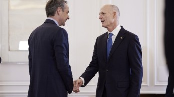 Με τον Αμερικανό Γερουσιαστή Rick Scott συναντήθηκε ο Μητσοτάκης (ΦΩΤΟ)