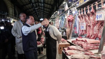 Αυτοψία Γεωργιάδη στη Βαρβάκειο: Στα περσινά επίπεδα οι τιμές στα αμνοερύφια