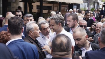 Σε εργοτάξιο του αυτοκινητόδρομου Πάτρα - Πύργος ο Μητσοτάκης: έτοιμο το 2025 το έργο